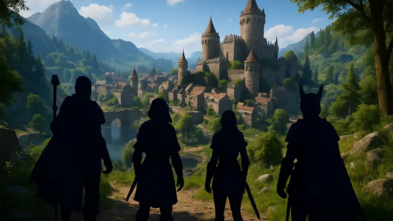 Скриншот из Black Desert Mobile с обновленной графикой после ремастера