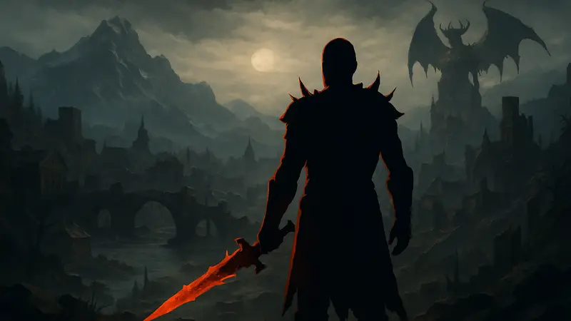 Герой Diablo 4, стоящий на фоне игрового мира, символизирующий ожидания фанатов