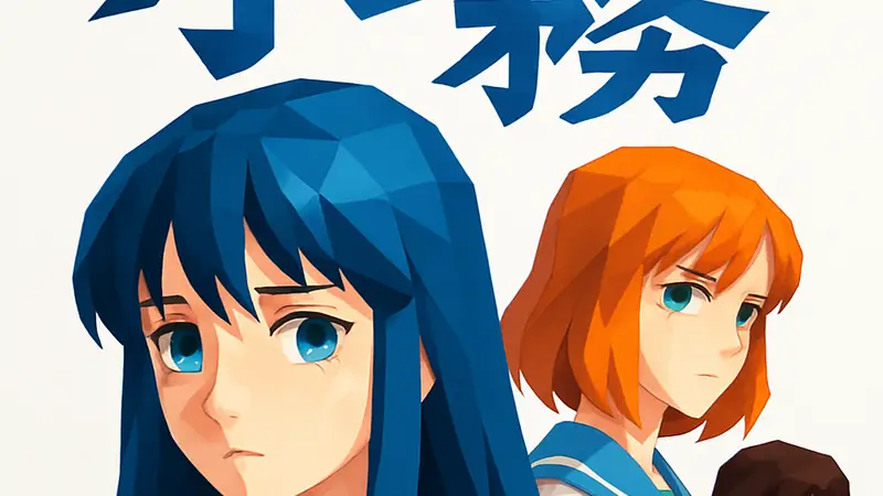 Обложка классической визуальной новеллы Shizuku с японскими иероглифами и персонажами аниме.