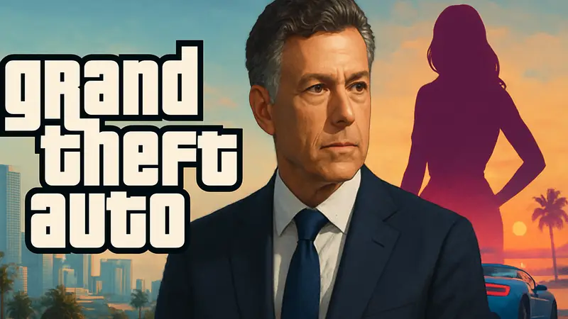 Логотип Grand Theft Auto, Штраус Зельник, иллюстрация GTA 6.