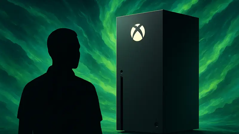 Новый динамический фон Xbox с логотипом на консоли Series X|S