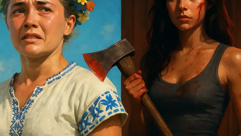 «Последняя девушка» из хоррор-фильма 21 века, например Дани из «Солнцестояния» или Максин из «Х».