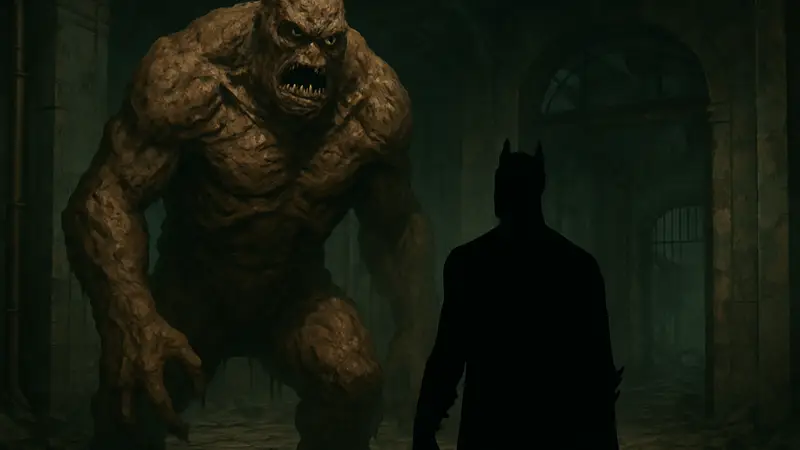 Глиноликий, вдохновленный дизайном Batman Arkham, в новом боди-хоррор игре.