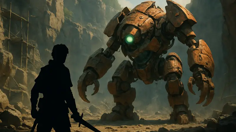 Босс Marni's Excavatron из Crimson Desert в локации Stolen Quarry.