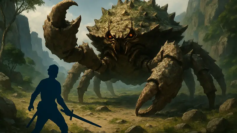 Королева Краб Каменной Спины — босс Crimson Desert в регионе Делесия