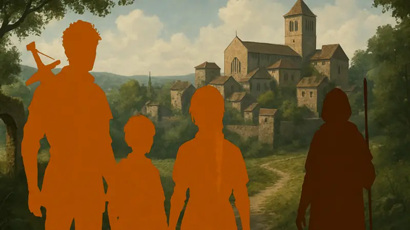 Иллюстрация персонажей из игры Resonance: A Plague Tale Legacy, анонсирующая детали сюжета