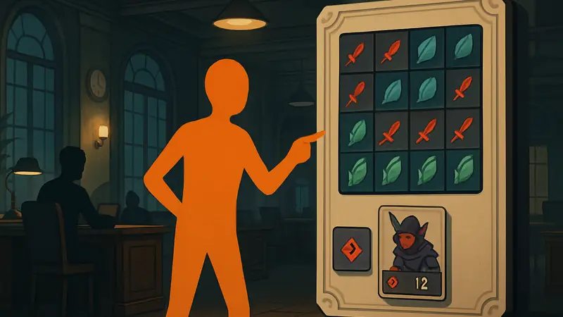 Игровой скриншот из Titanium Court, демонстрирующий уникальный геймплей и стилистику.