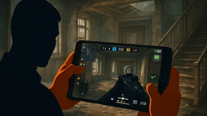 Игровой процесс Rainbow Six Mobile с демонстрацией обновленного интерфейса и новых функций для мобильного шутера.