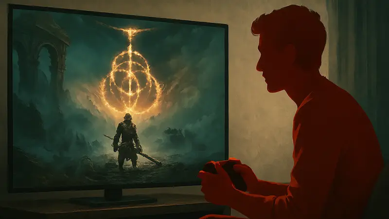 Макс Бёркхолдер, актёр из «Третьего лишнего 2» и фанат Kingdom Hearts, играет в Elden Ring.