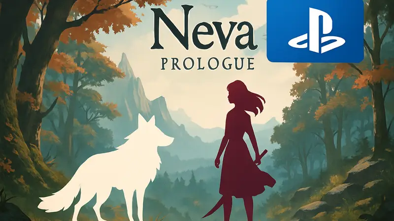 Обложка игры Neva: Prologue, девушка и волк, анонс на State of Play.