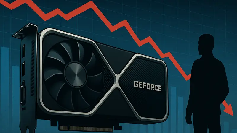 Графический процессор Nvidia GeForce на фоне снижающихся показателей продаж видеокарт