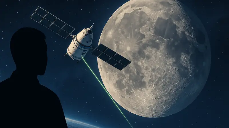 Космический корабль Artemis II на орбите Луны использует лазерную связь