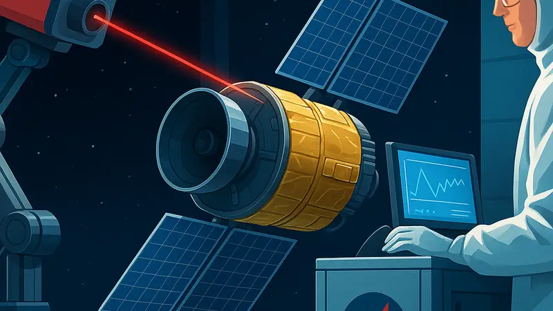 Высокоточная бесконтактная система измерений «Роскосмоса» для космических аппаратов