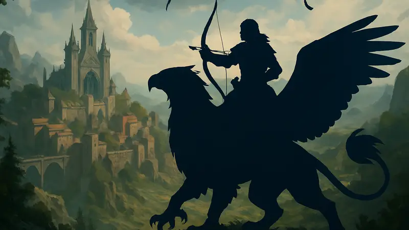 Игровой процесс Pathfinder: Wrath of the Righteous, рейнджер на грифоне, фэнтези RPG