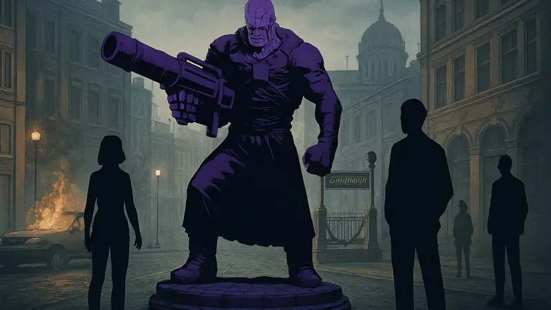 Статуя Немезиса из игры Resident Evil 3 с гранатомётом, 46 см