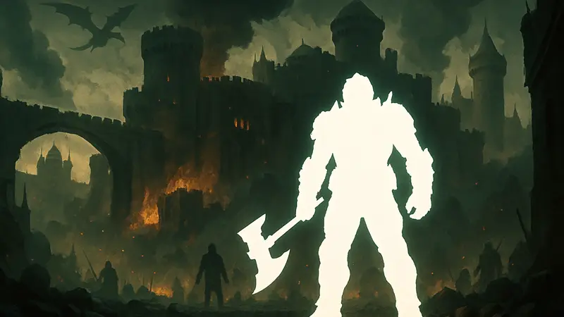 Арт с Думгаем из DOOM: The Dark Ages, игра для Xbox, спустя год после релиза.