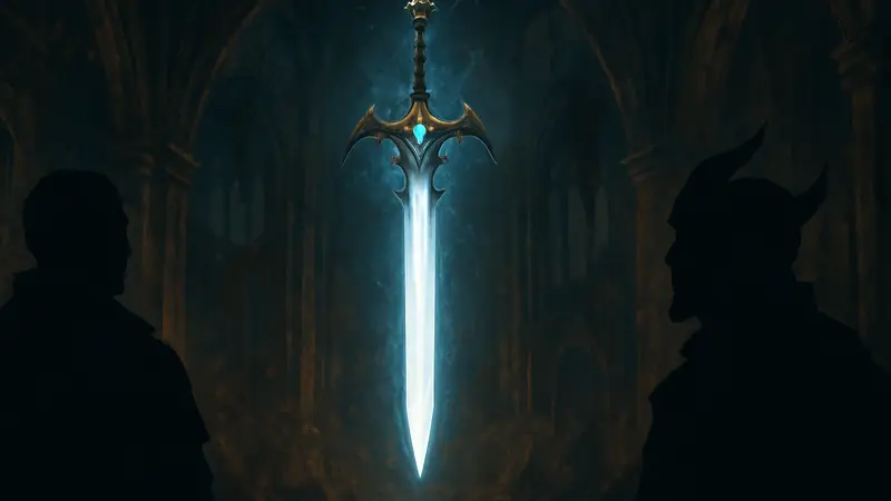 Изображение мифического уникального оружия Eldruin's Doombringer в Diablo 4