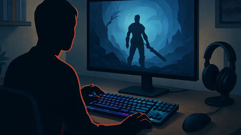 Обзор Logitech G316 X Tactile: игровая клавиатура с подсветкой на столе геймера.
