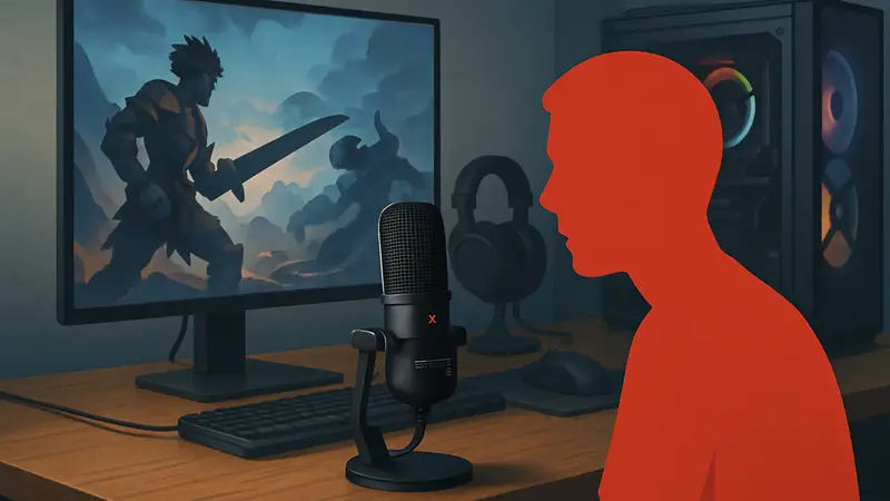 Игровой микрофон HyperX FlipCast на столе, обзор и тестирование