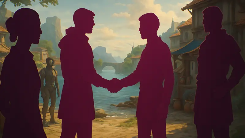 Скриншот из Tides of Tomorrow с изображением уникальной социальной механики и игровых персонажей.