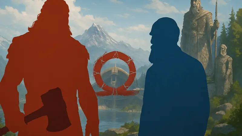 Актеры Ólafur Darri Ólafsson и Mandy Patinkin, которые сыграют Тора и Одина в сериале God of War