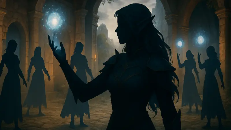 Косплей чародейки из Baldur's Gate 3 с заклинанием «Зеркальное отражение» от Алины Воронцовой