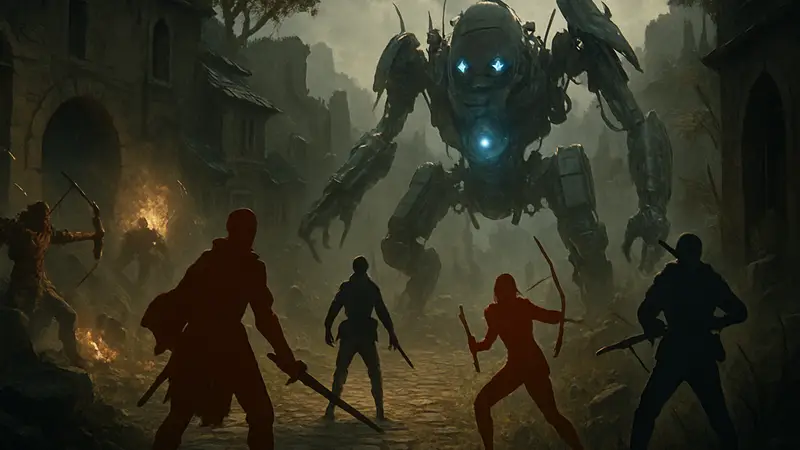 Скриншот новой экшен-RPG в Steam, напоминающей Diablo и ARC Raiders, с элементами PvPvE.