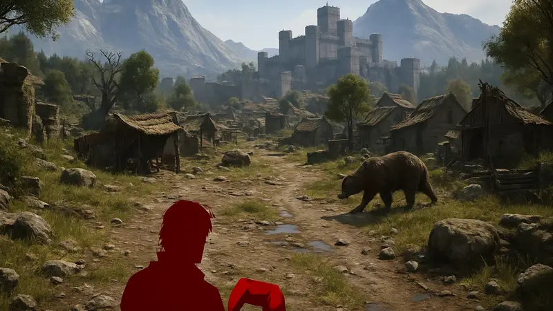 Геймплей Crimson Desert на PlayStation 5, демонстрирующий «сырую» графику