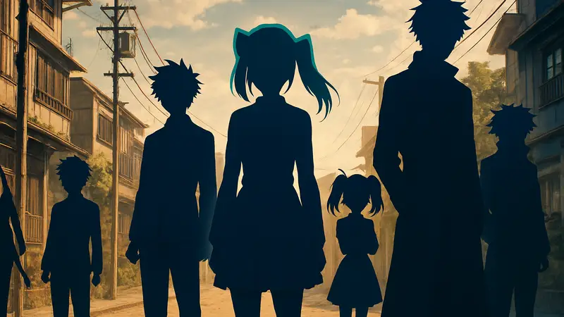 Главные персонажи аниме «Семья Ёдзакуры» из второго сезона, 3 серия