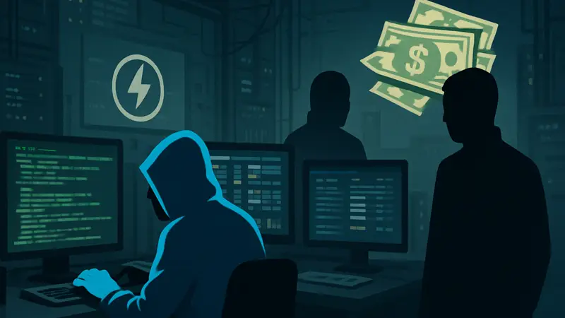 Киберпреступление, хакерский взлом, украденные деньги, инцидент кибербезопасности.
