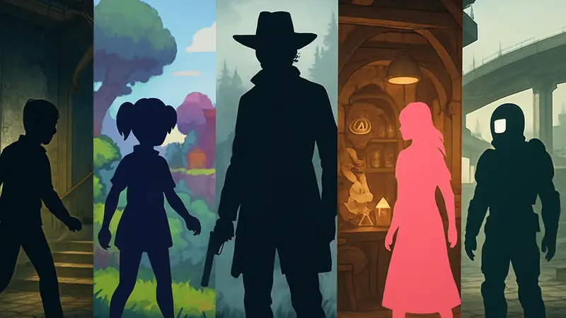 Обложки пяти новых инди-игр в Steam, которые PC Gamer рекомендует к прохождению.