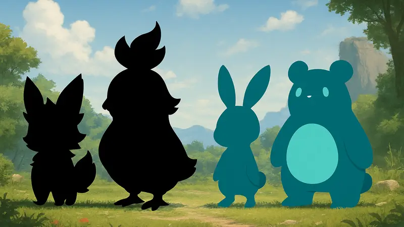 Сравнение стартовых покемонов из Pokemon Winds and Waves и палов из Palworld, дизайн персонажей.