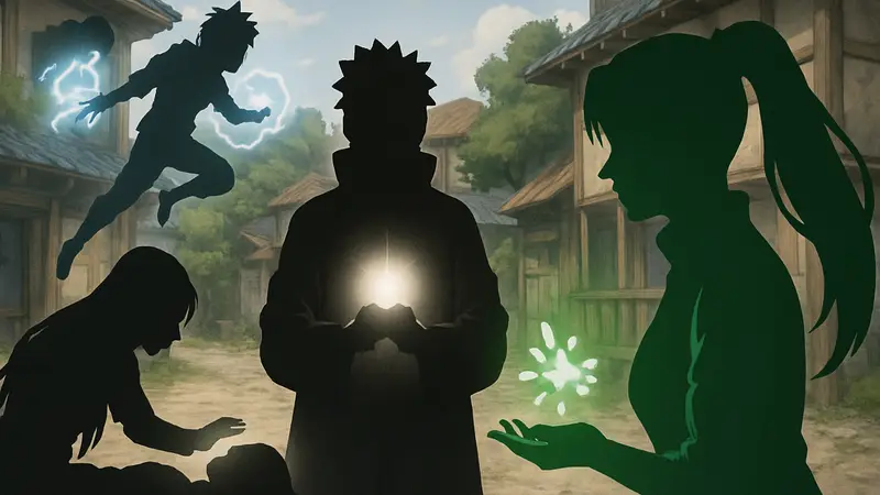 Иллюстрация нескольких целителей из популярных аниме-сёнэн, использующих свои способности