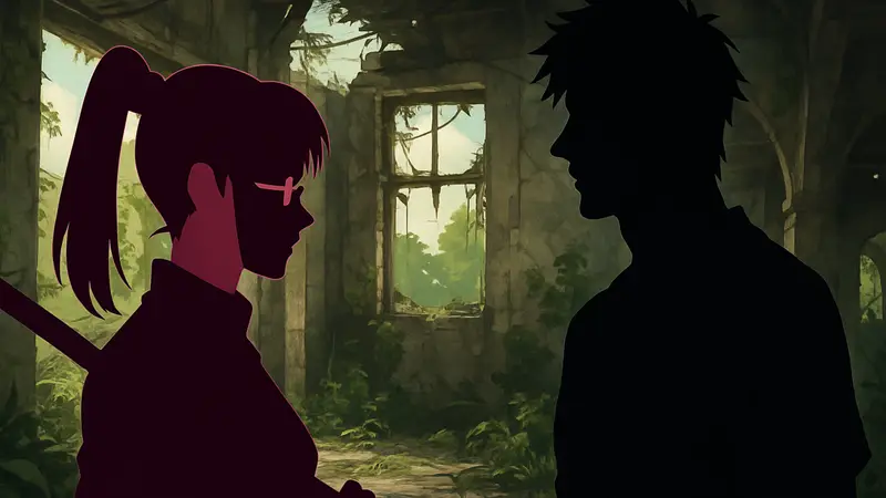 Маки Зенин и Тодзи Фушигуро из Jujutsu Kaisen, аниме