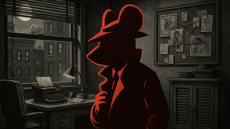 Скриншот из игры MOUSE: P.I. For Hire в черно-белом стиле