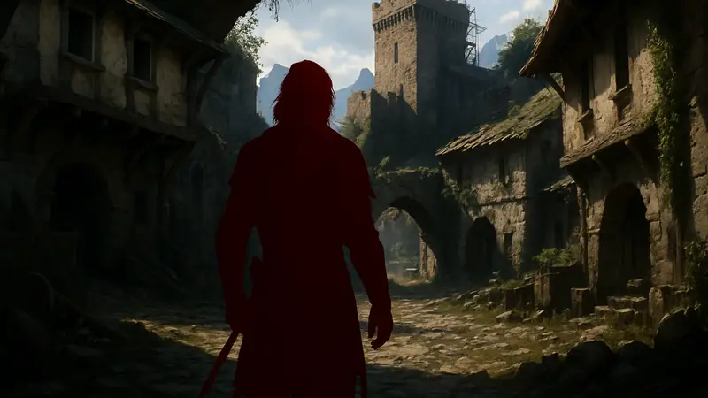 Скриншот из игры Crimson Desert с проблемами освещения трассировки лучей после патчей на ПК