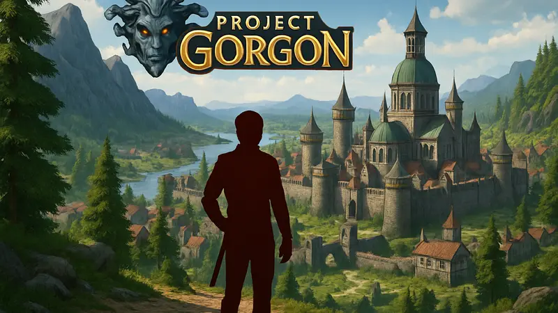 Скриншот Project: Gorgon с новой масштабной картой и столицей Стейтхельм, демонстрирующий игровой мир