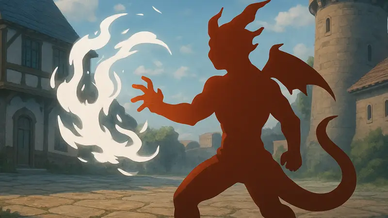 Персонаж расы Драко из Blox Fruits, показывающий свои способности