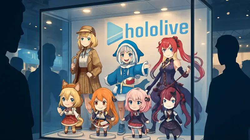 Коллекционные фигурки Nendoroid, Pop Up Parade и Figma Hololive Vtuber на выставке HoloFes