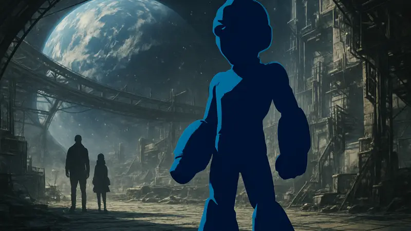 Главный герой Pragmata Хью в детализированном костюме Mega Man, первоапрельская шутка от Capcom.