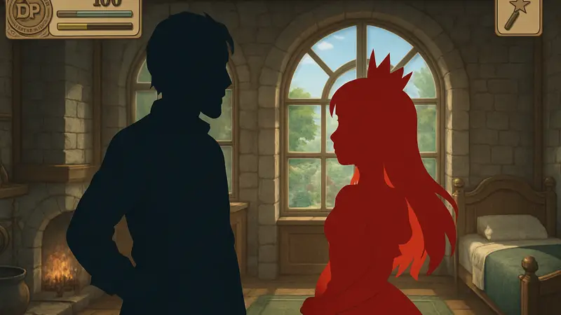 Скриншот из игры Magical Princess с персонажами и интерфейсом