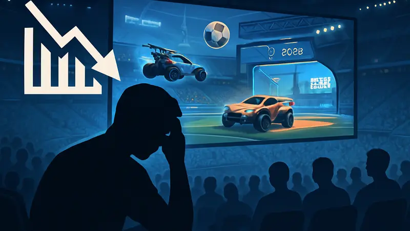 Низкие просмотры киберспортивного турнира RLCS 2026 Paris Major по Rocket League.