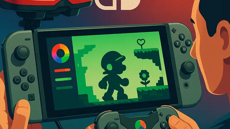Игровой процесс Virtual Boy на Nintendo Switch Online с функцией смены цвета