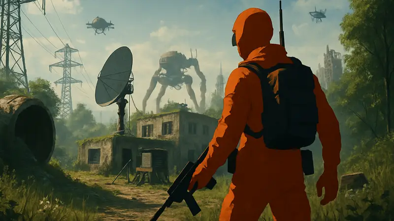 Игрок в ARC Raiders выполняет квест "Clamouring for Attention" в мире игры