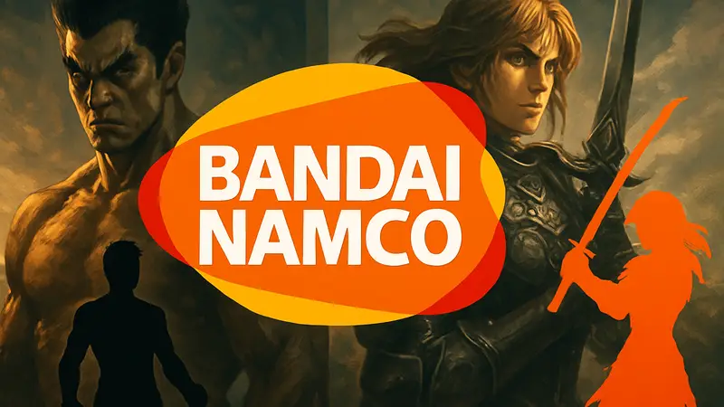 Логотип Bandai Namco на фоне персонажей Tekken и SoulCalibur, анонс нового файтинга