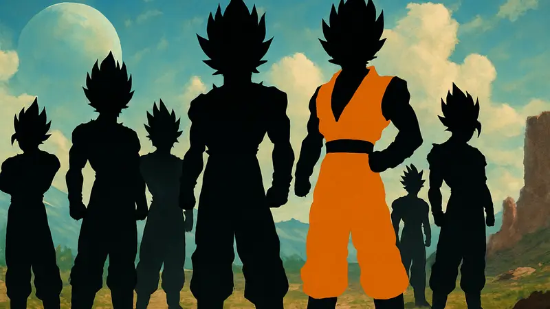 Мощные слияния Гоку из аниме Dragon Ball, включая Гогету и Веджито