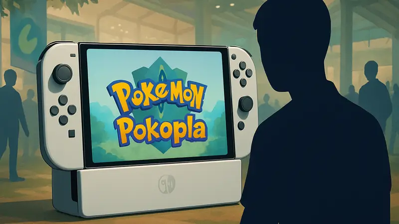 Изображение консоли Nintendo Switch 2 с логотипом Pokémon Pokopia, бандл