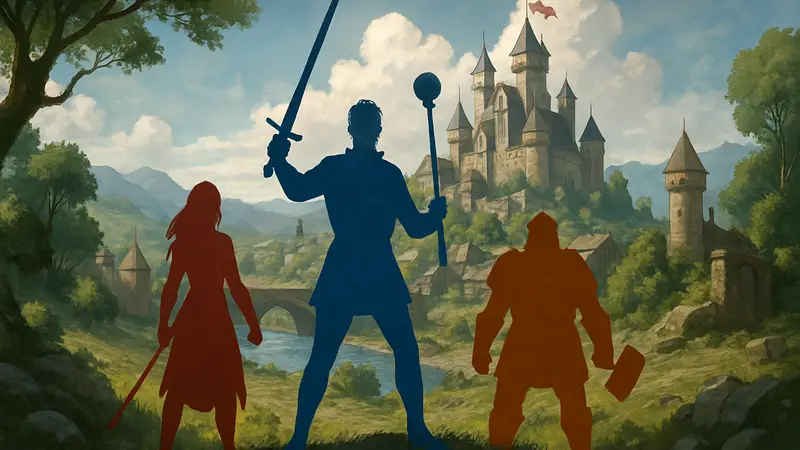 Обложка или скриншот игры Masters of Albion, разработанной Питером Молиньё.