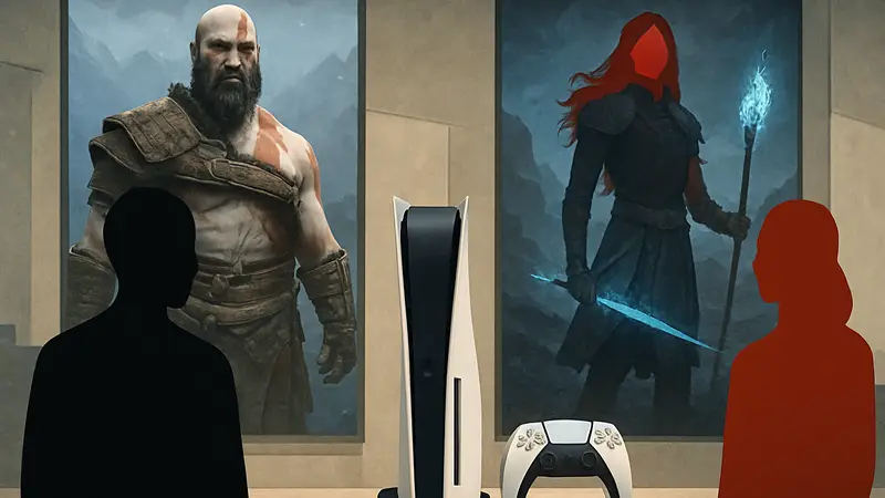 Сравнение продвижения God of War Laufey и Marvel's Wolverine от Sony на PS5.