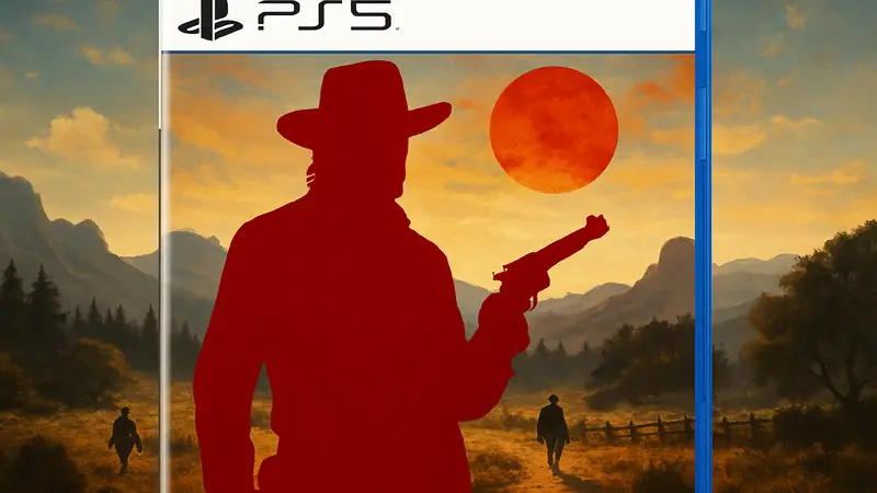 Физическая копия Red Dead Redemption для PlayStation 5, обложка игры